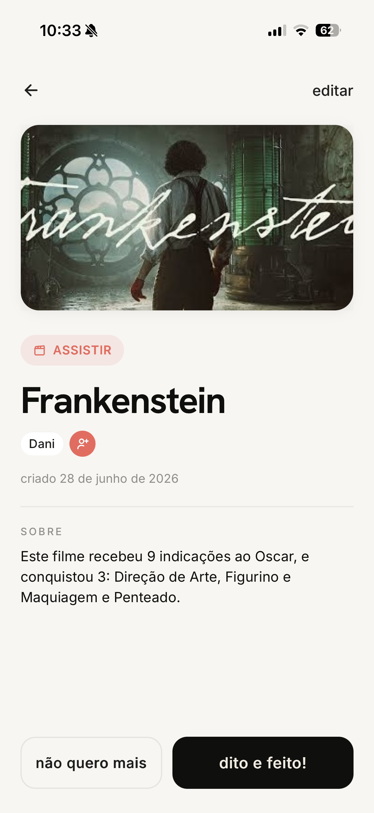 App Quissá — detalhe do quissá